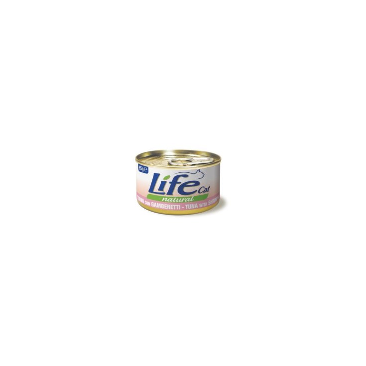 Life Cat Natural Tonno con Gamberetti - 85GR