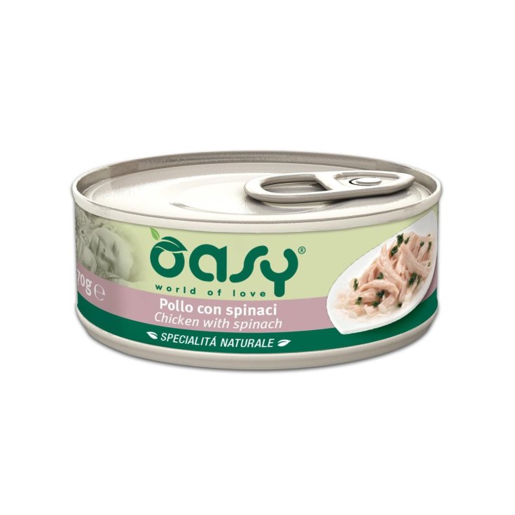 Specialit&agrave; Naturale Pollo con Spinaci - 70GR