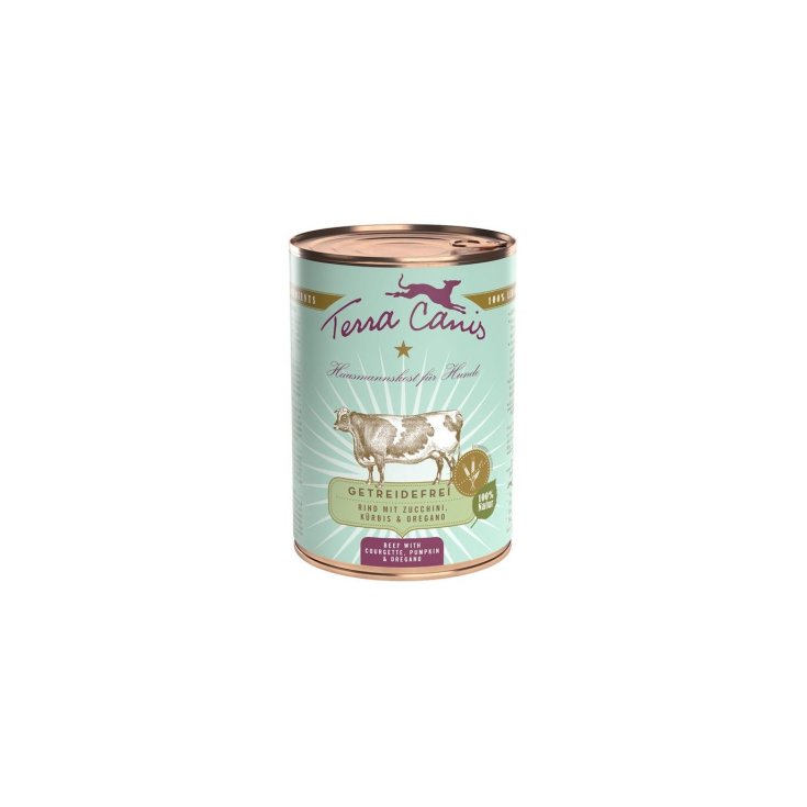 Grain Free Manzo con Zucchine Zucca e Origano - 400GR
