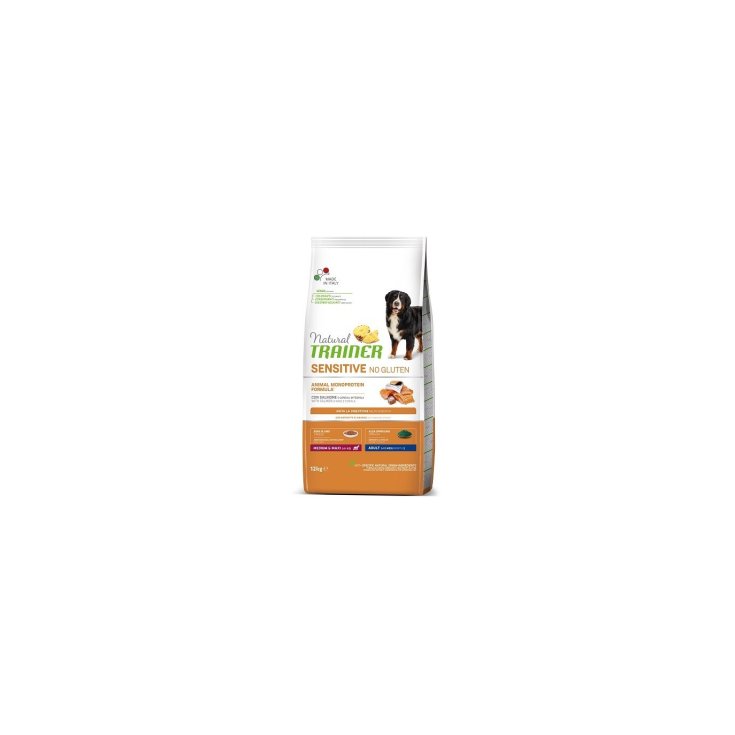 Natural Sensitive No Gluten Medium & Maxi Adult con Salmone - 12KG