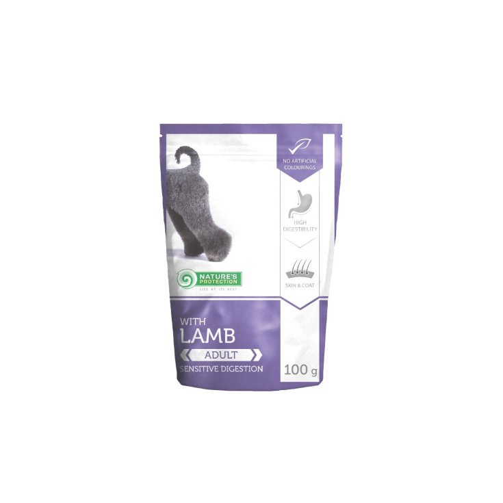 NP POUCH DOG ADULT AGNELLO 100G