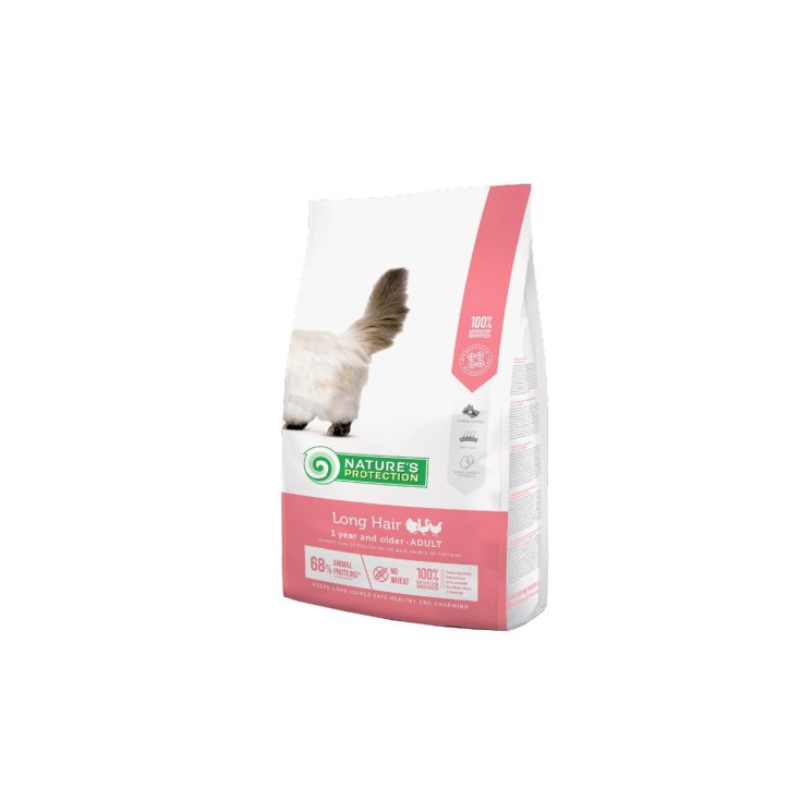 NP CAT LONG HAIR POLLO 400G
