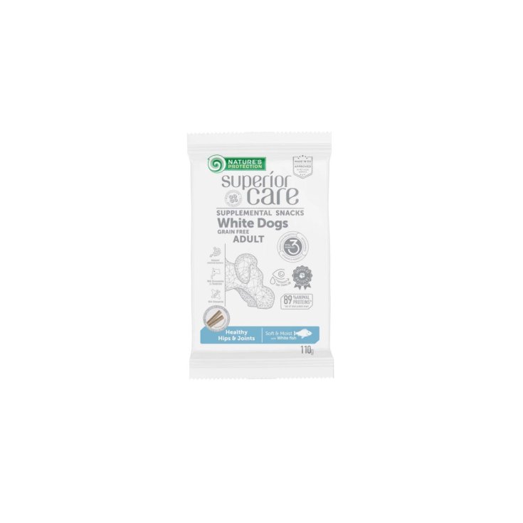 NP SC WHITE DOG SNACK GF HIP JOINT 110GR