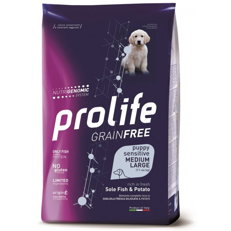 Grain Free Puppy Medium/Large Sensitive Sole Fish & Potato - 2,50KG