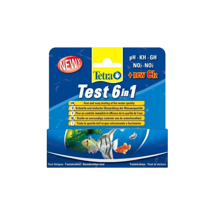 TETRA TETRA TEST STRISCE 6 IN 1 25 TEST