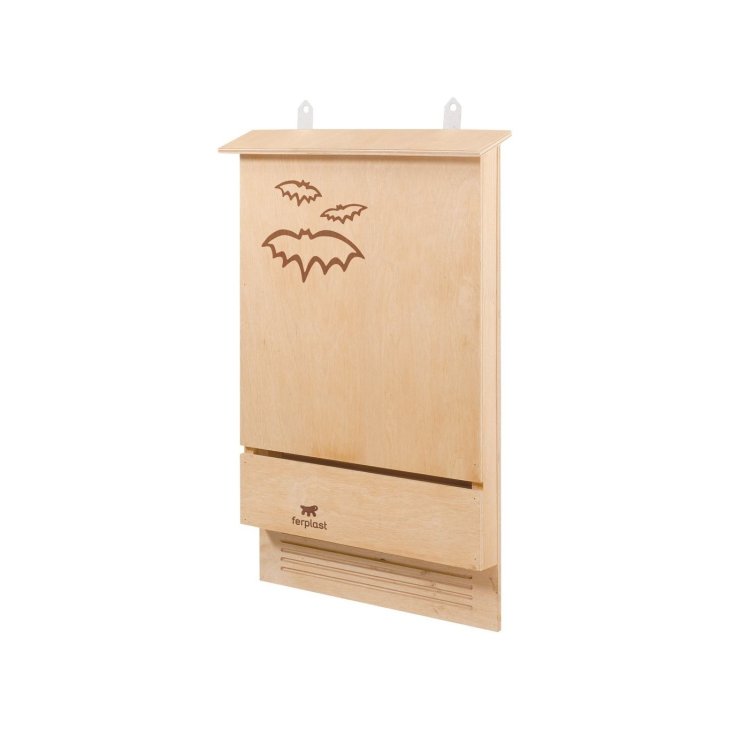 Bat House - Casetta in legno per pipistrelli - 39 x 7 x 58CM