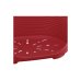 Cuccia in Plastica Siesta Deluxe Bordeaux - N&deg;6 - L 70,5 x W 52 x H 23,5 Cm