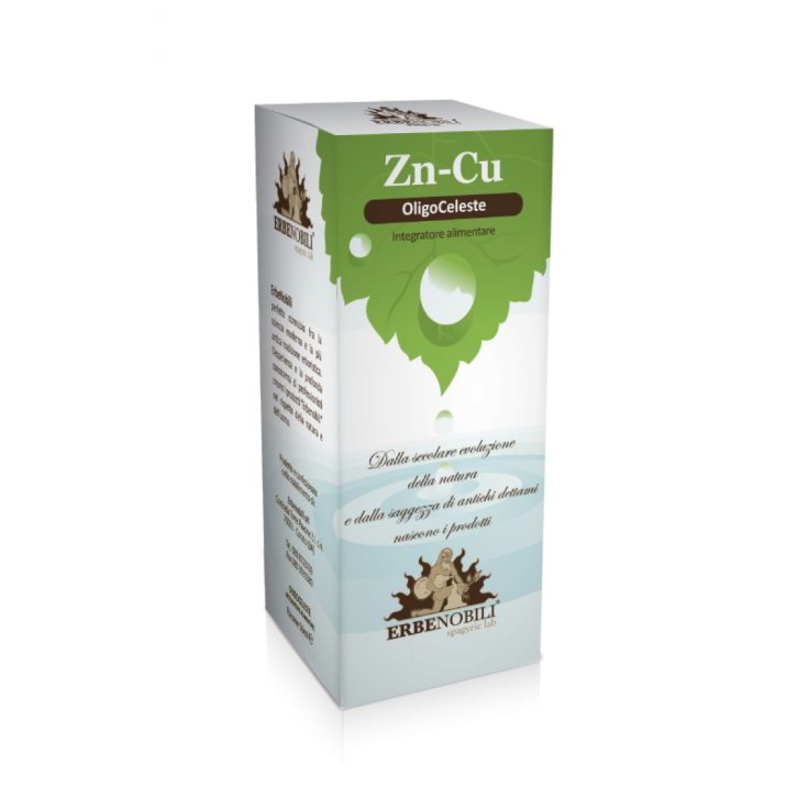 Erbenobili Oligoceleste Zinco-Rame Integratore Alimentare 50ml Erbenobili Oligoceleste Zinco-Rame Integratore Alimentare 50ml