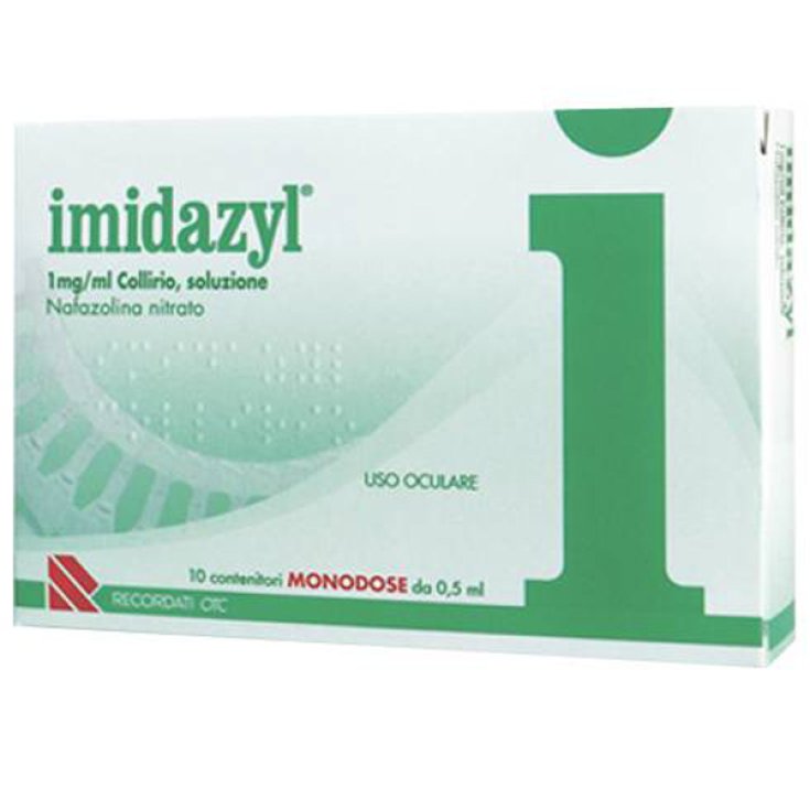 Recordati Imidazyl Collirio 1mg/ml 10 Flaconcini Monodose 0,5ml