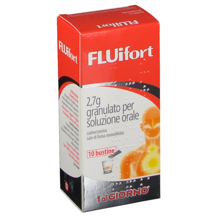 FLUifort 2,7g Granulato Per Soluzione Orale 10 Bustine FLUifort 2,7g Granulato Per Soluzione Orale 10 Bustine