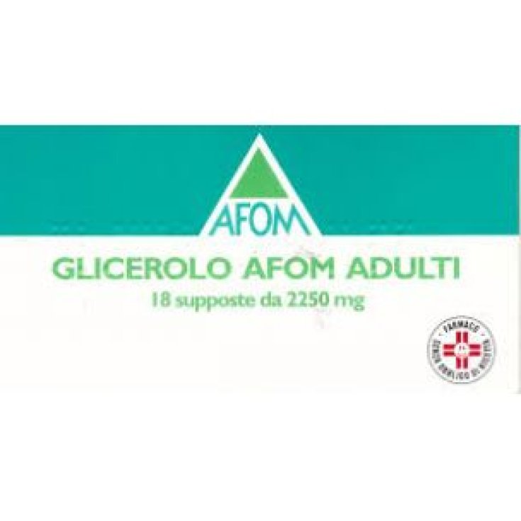 Afom Glicerolo Adulti Lassativo 2250mg 18 Supposte