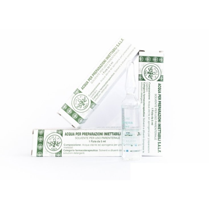 Acqua Preparazioni Iniettabili SALF 5 Fiale  x5ml
