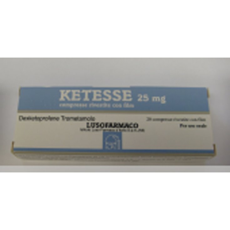 Lusofarmaco Ketesse 25mg Trattamento Sintomatico Affezioni Dolorose 20 Compresse Rivestite