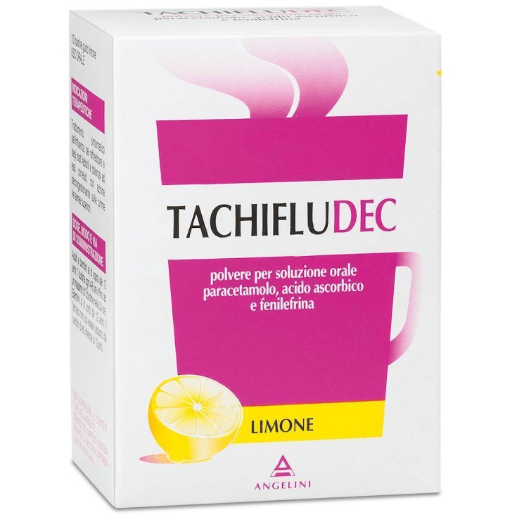 Tachifludec Angelini Polvere Per Soluzione Orale Gusto Limone 10 Bustine Tachifludec Angelini Polvere Per Soluzione Orale Gusto Limone 10 Bustine