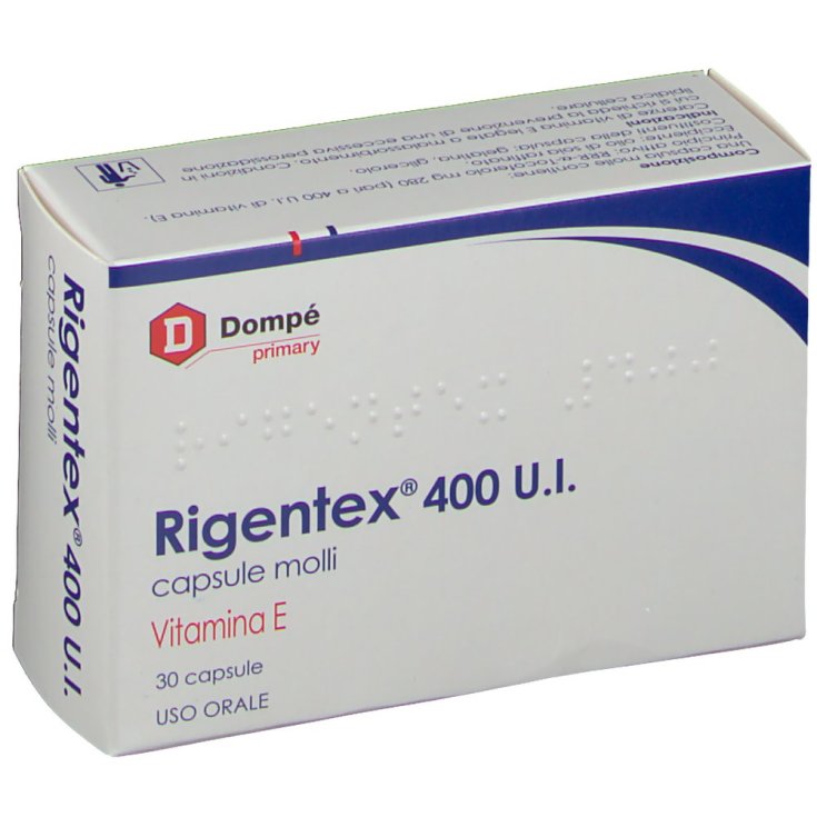 Domp&eacute; Rigentex 400 UI Capsule Molli 30 Capsule
