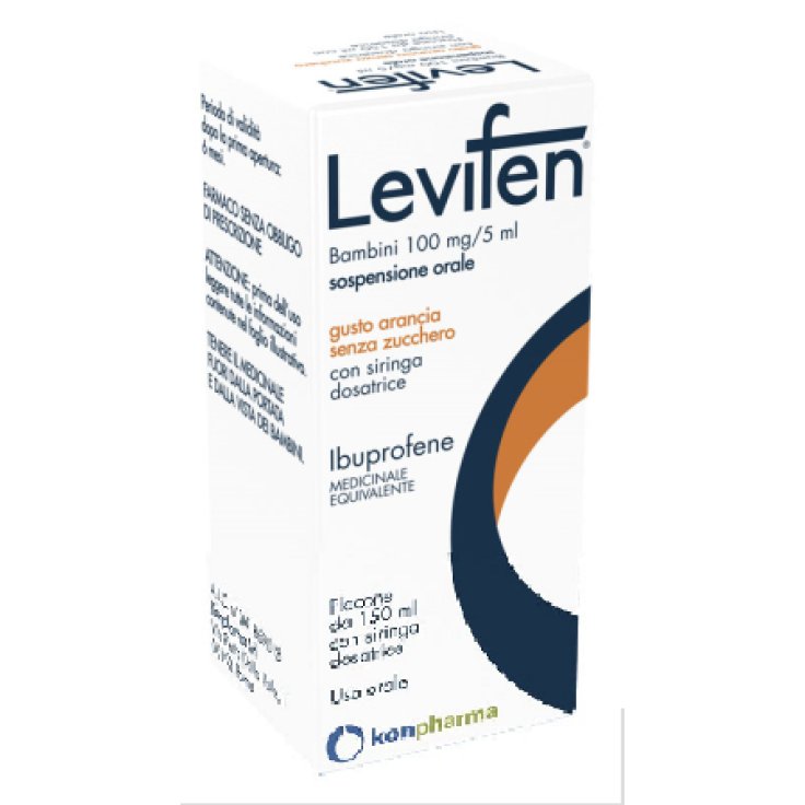 Levifen 100mg/5ml Sospensione Orale Arancia 150ml