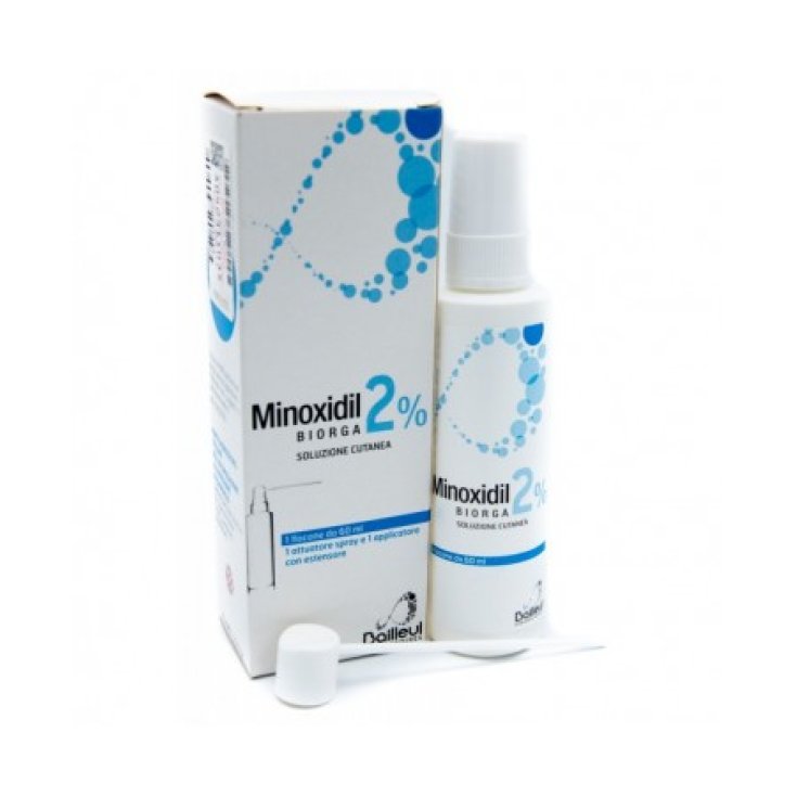 Minoxidil Biorga 2% Soluzione Cutanea 3x60 ml