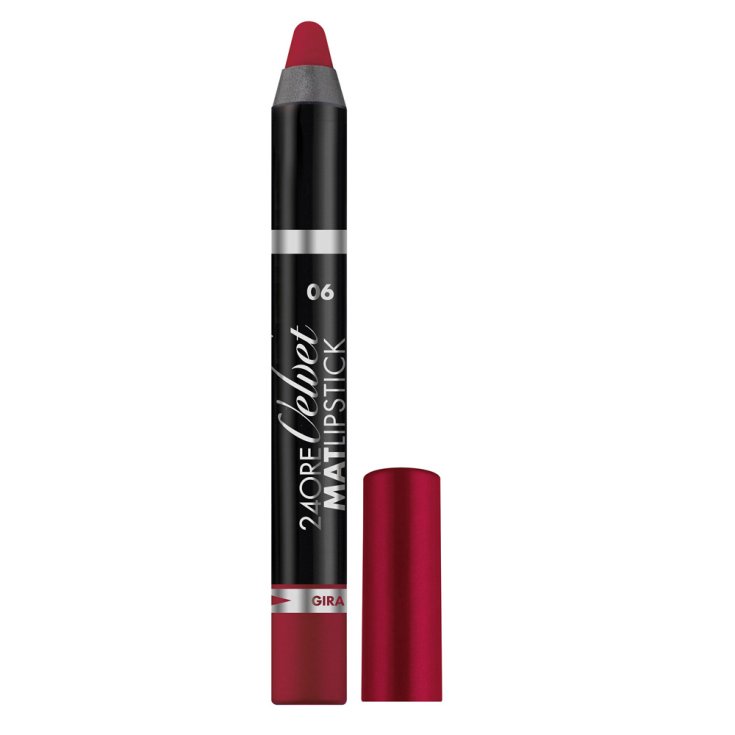 24 ORE VELVET MAT LIPSTICK Bordeaux 6 DEBORAH Milano 1 Rossetto