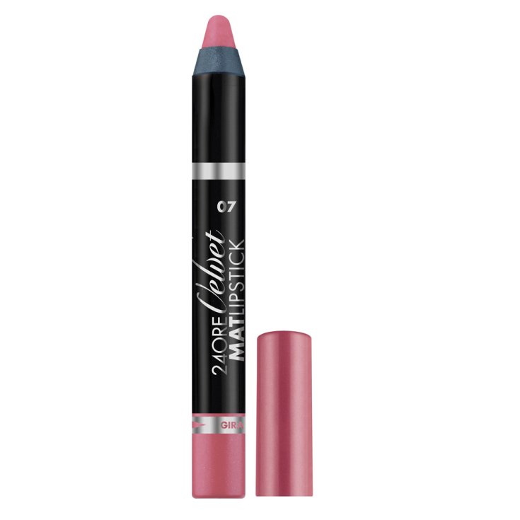 24 ORE VELVET MAT LIPSTICK Rose 7 DEBORAH Milano 1 Rossetto