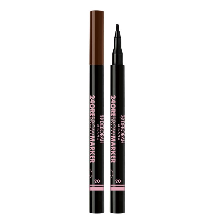 24ORE BROW Marker 03 Dark Brown&nbsp;DEBORAH Milano 0,8g
