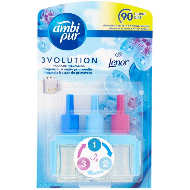 3EVOLUTION Lenor Risveglio Primaverile Ambi Pur 3 Ricariche