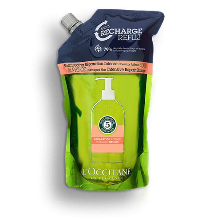 5 Oli Essenziali Eco-Ricarica Shampoo Riparazione Intensa L'Occitane 500ml