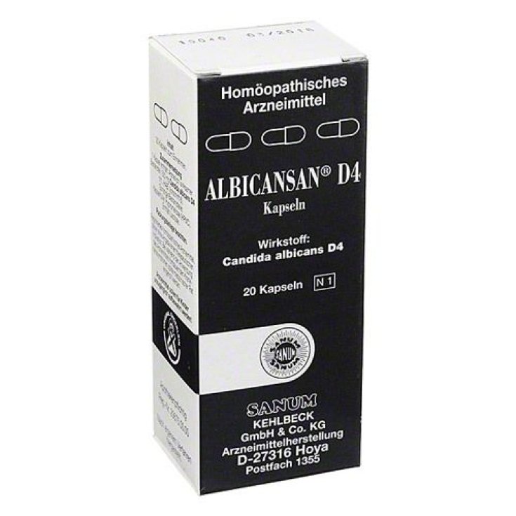 Sanum Albicansan D4 Integratore Alimentare 20 Capsule