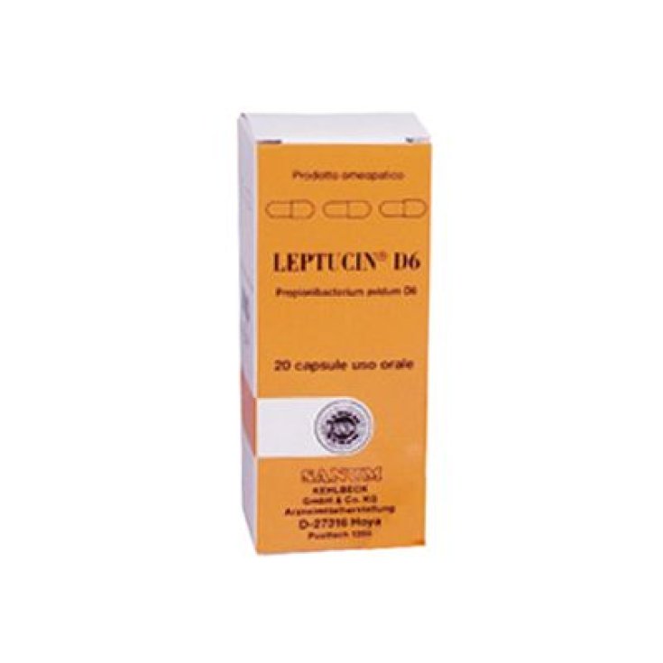 Sanum Leptucin D6 Medicinale Omeopatico 20 Capsule