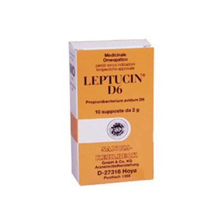 Sanum Leptucin D6 Rimedio Omeopatico 10 Supposte