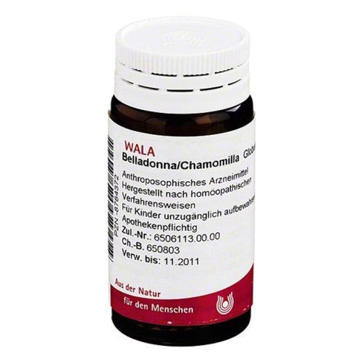 Wala Belladonna Chamomilla Rimedio Omeopatico In Globuli 20g