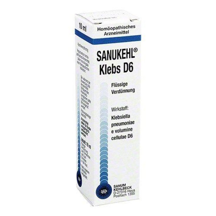 Sanum Sanukehl Klebs D6 Gocce Omeopatiche 10ml