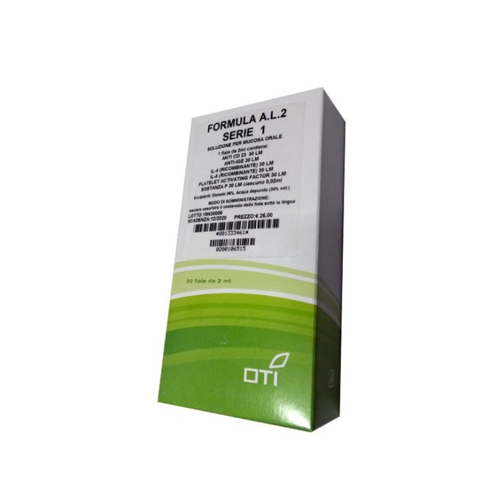 OTI Formula AL 2 Serie 1 Rimedio Omeopatico 20 Fiale Orali