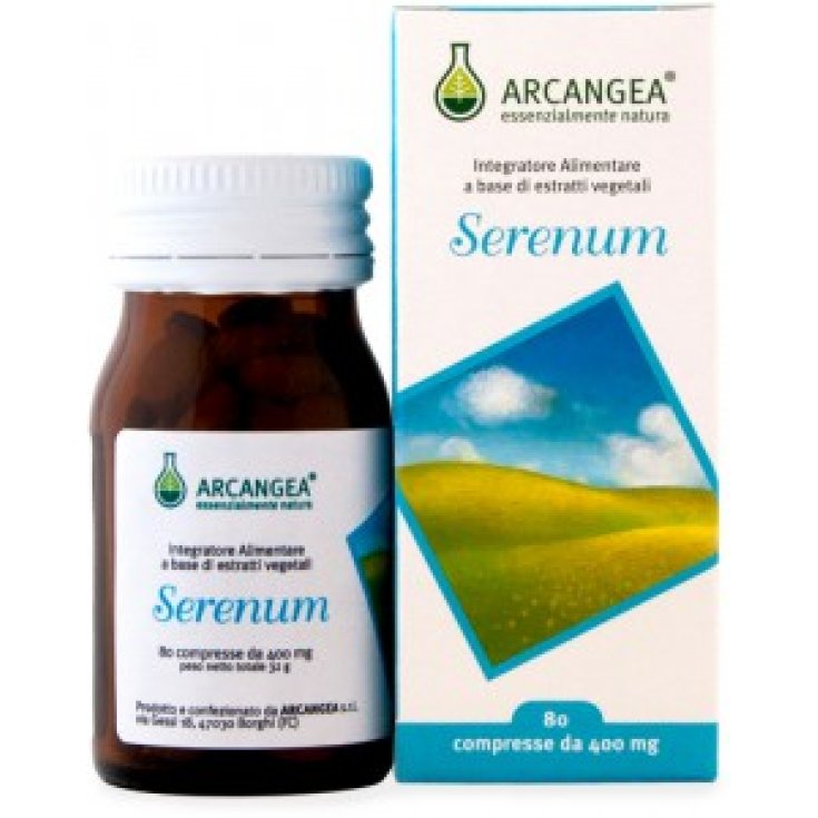 Arcangea Serenum 400mg Integratore Alimentare 80 Capsule