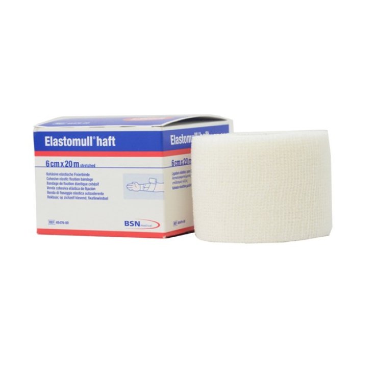 Elastomull Haft Benda per Fissaggio Adesivo 6cm x 20m