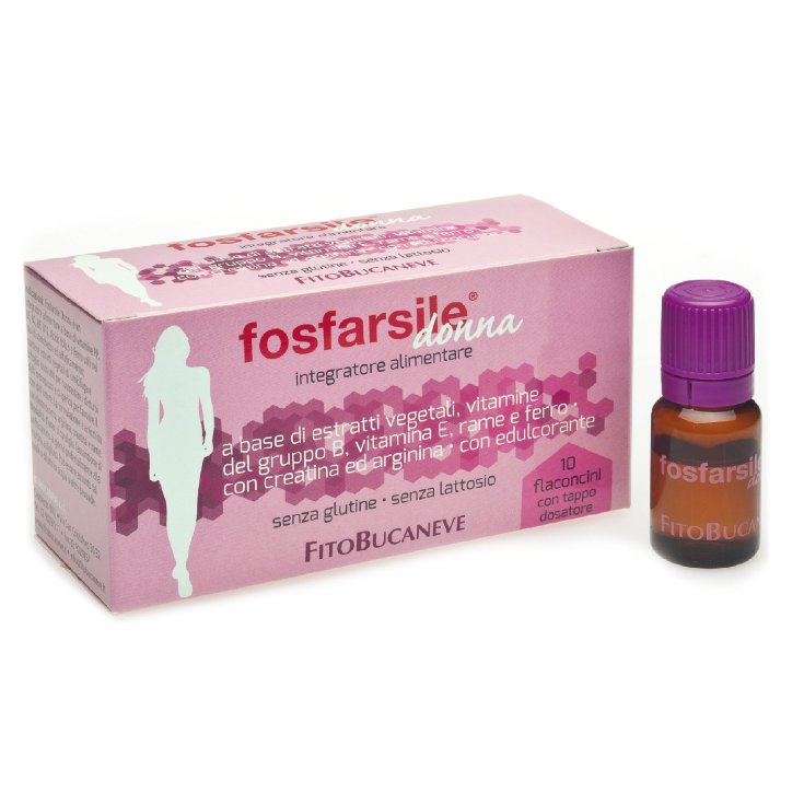 Fitobucaneve Fosfarsile Donna Integratore Alimentare Senza Glutine 10 Flaconcini Os