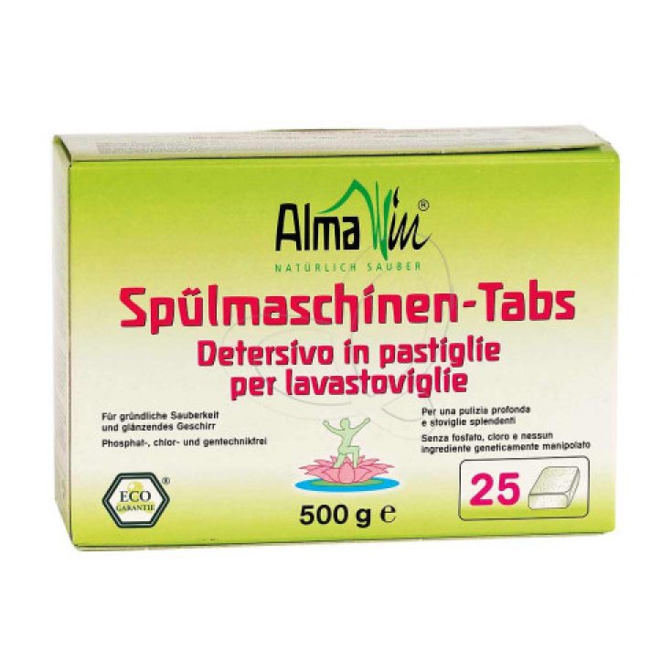 Almawin Detersivo In Pastiglie Per Lavastoviglie 25 Pastiglie
