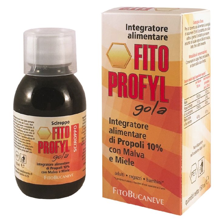Fitobucaneve Fitoprofyl Propoli Sciroppo ntegratore Alimentare Senza Glutine 150ml