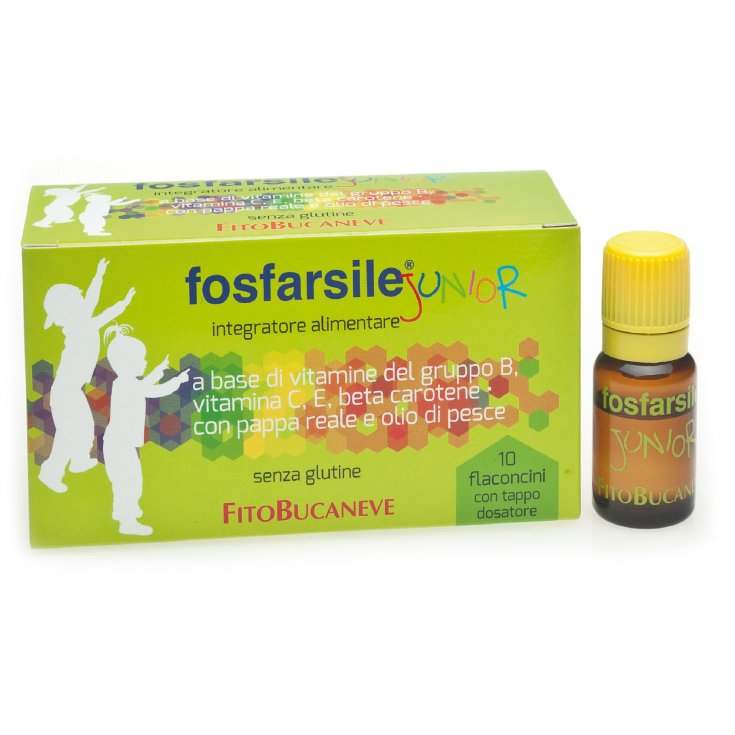Fitobucaneve Fosfarsile Junior Integratore Alimentare Senza Glutine 10Flaconcini