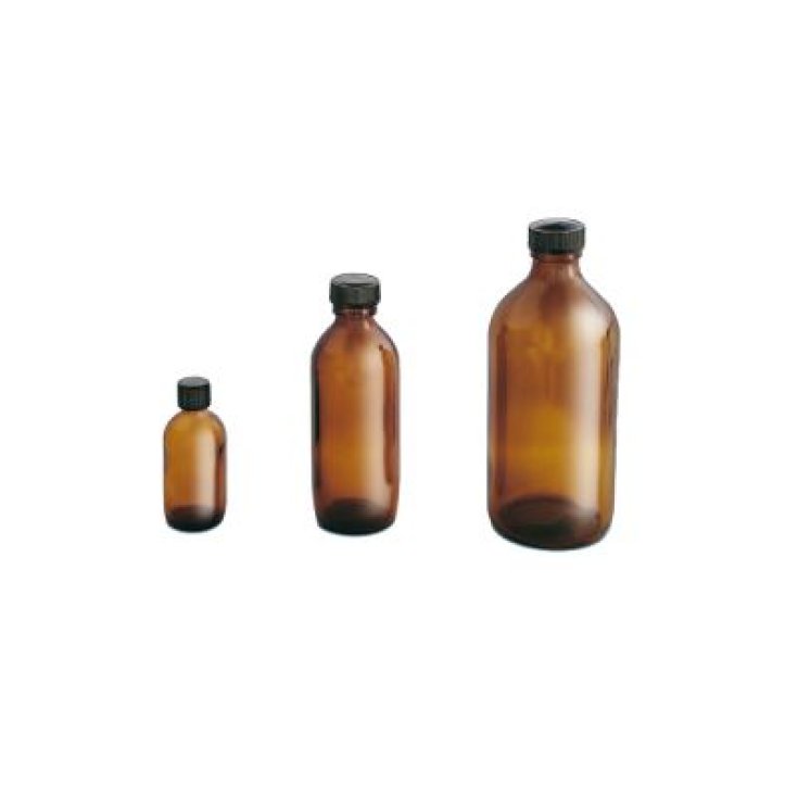Safety Flacone Americano In Vetro Scuro Capacit&agrave; 200ml