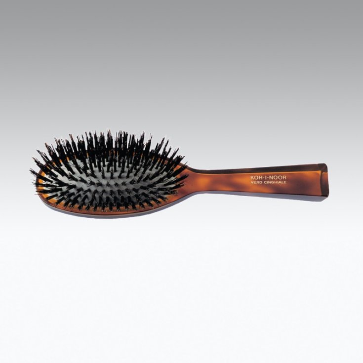 Koh-I-Noor Spazzola Ovale Pneumatica In Setola Nera 209