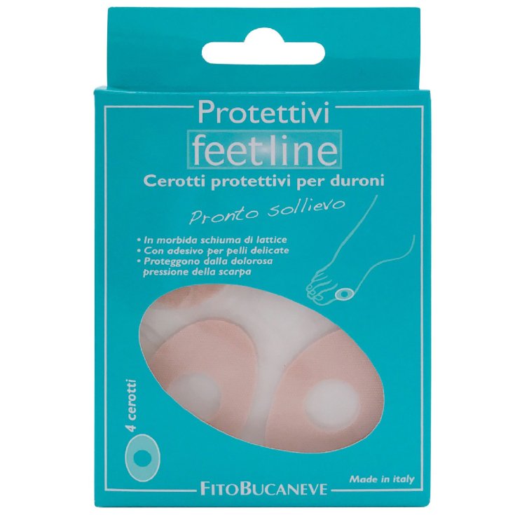 Fitobucaneve Feetline Cerotti Protettivi Duroni 4 Pezzi