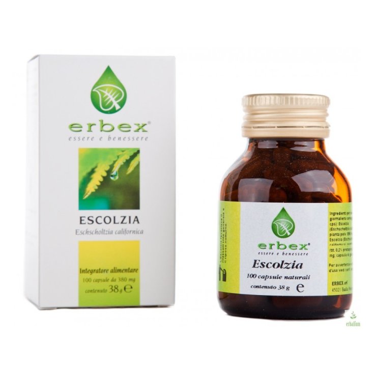 Erbex Escolzia Integratore Alimentare 100 Compresse 380mg