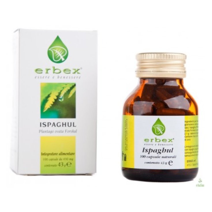 Erbex Ispaghul Integratore Alimentare 100 Capsule Da 430mg