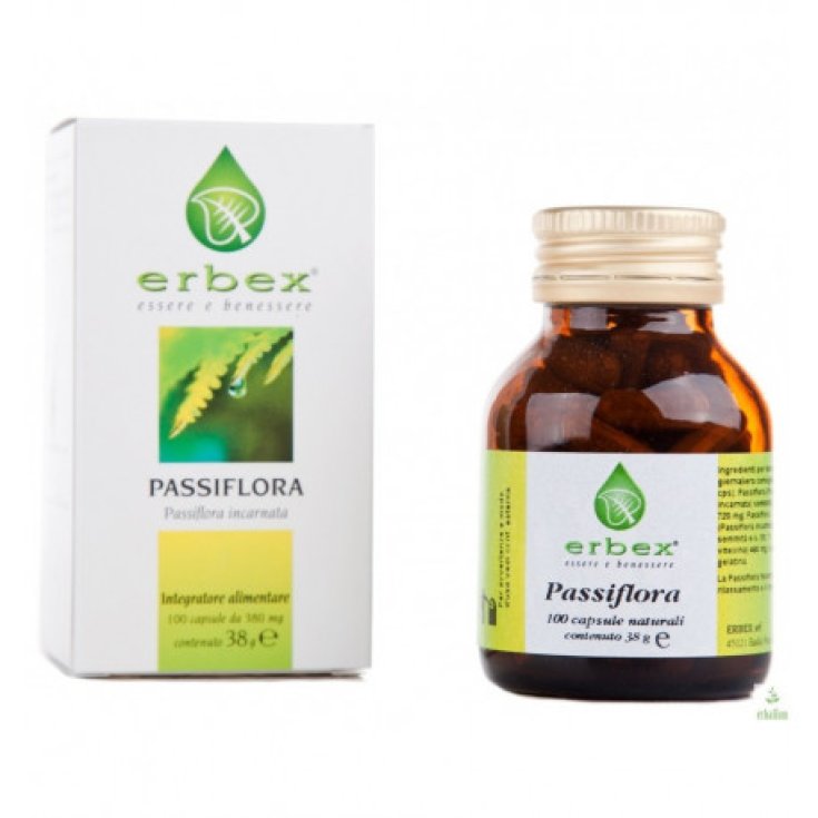 Erbex Passiflora Integratore Alimentare 100 Capsule Erbex Passiflora Integratore Alimentare 100 Capsule
