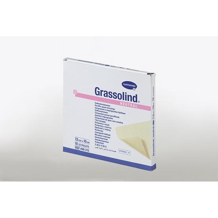 Hartmann Garza Grassolind Neutral 5x5cm 10 Pezzi