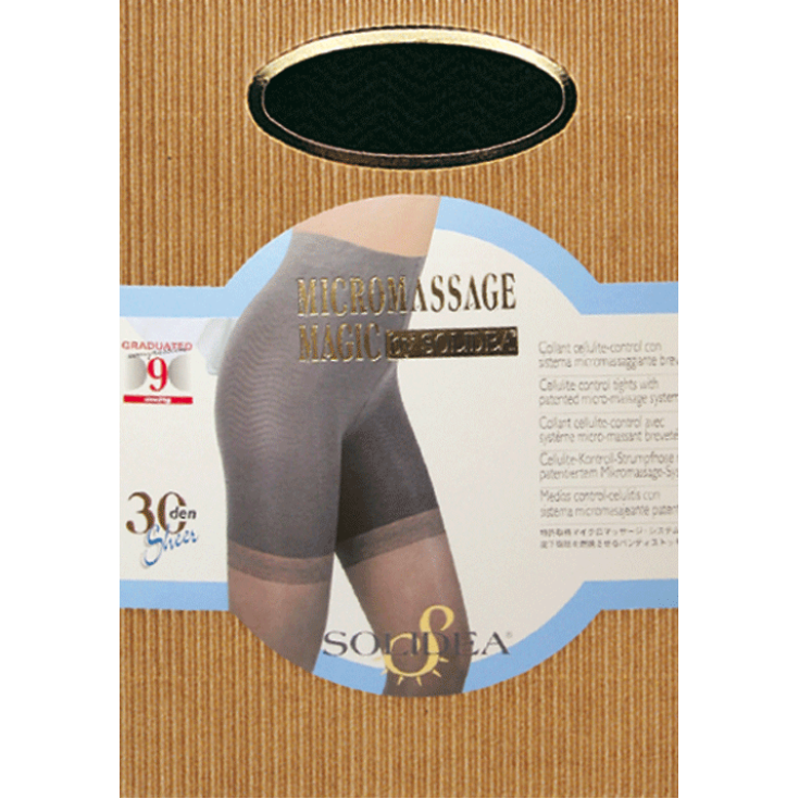 Solidea Magic 30 Collant Anticellulite Colore Sabbia Taglia 4