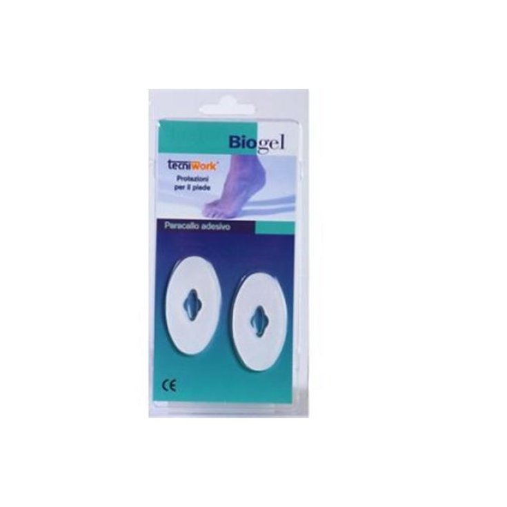 TecniWork BioGel Protezione Per Il Piede Paracallo AutoAdesivo 2 Pezzi