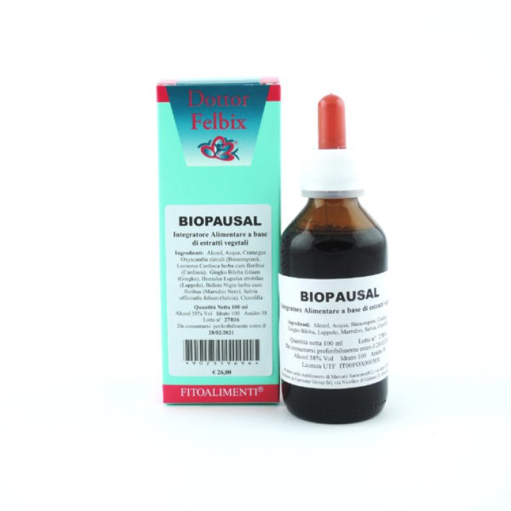 Euronatural Dottor Felbix Biopausal Integratore Alimentare Gocce 100ml