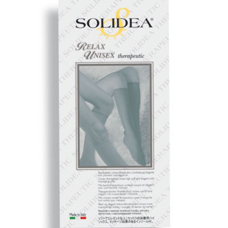 Solidea Relax Unisex Ccl2 Collant Punta Aperta Colore Antracite Taglia L