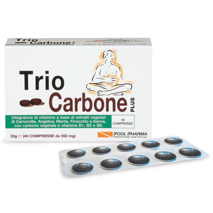 Pool Pharma Triocarbone Plus Integratore Alimentare 40 Compresse